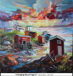 Changing Sky at Fogo-2, Oil on Canvas